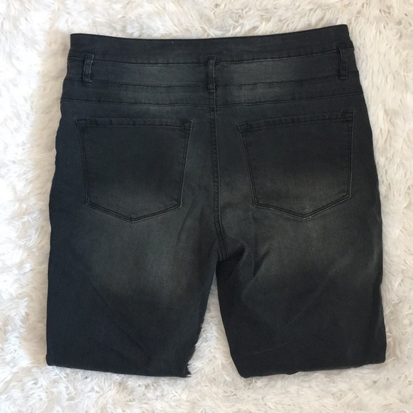 Stretchy grey/black denim - Picture 3 of 3